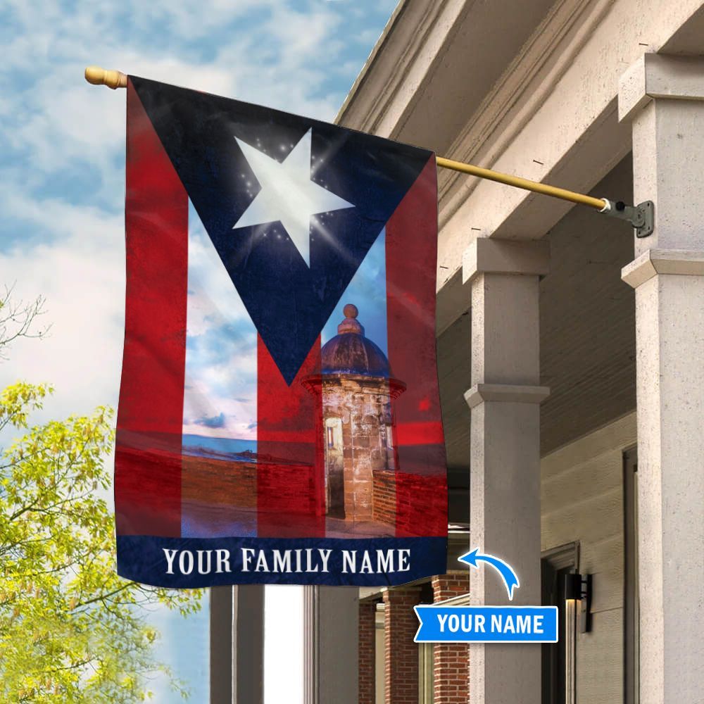 Puerto Rico El Morro Personalized Flag Flags For The Garden Outdoor Decoration 2 Puerto Rico El Morro Personalized Flag Flags For The Garden Outdoor Decoration 2