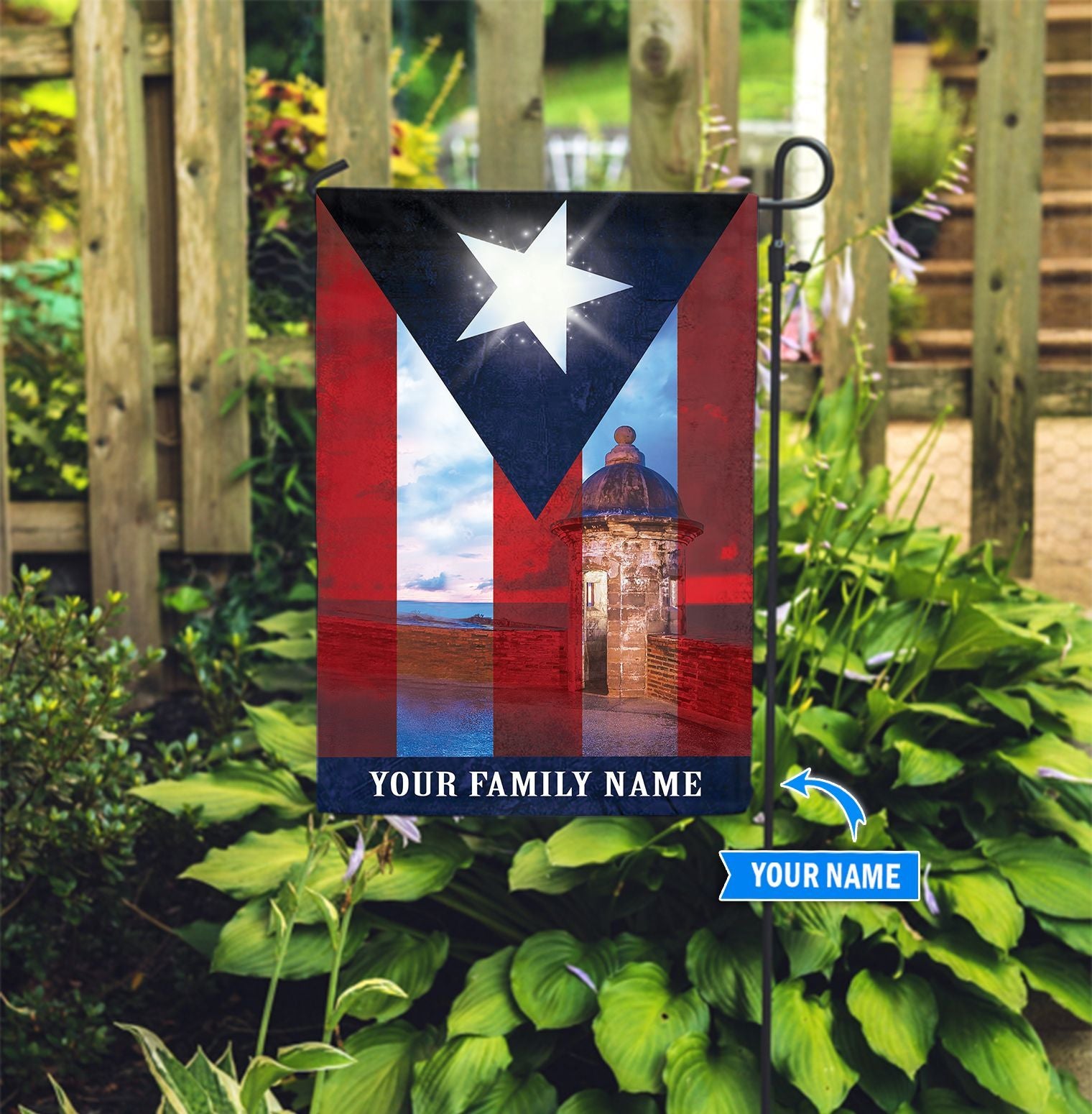 Puerto Rico El Morro Personalized Flag Flags For The Garden Outdoor Decoration 3 Puerto Rico El Morro Personalized Flag Flags For The Garden Outdoor Decoration 3