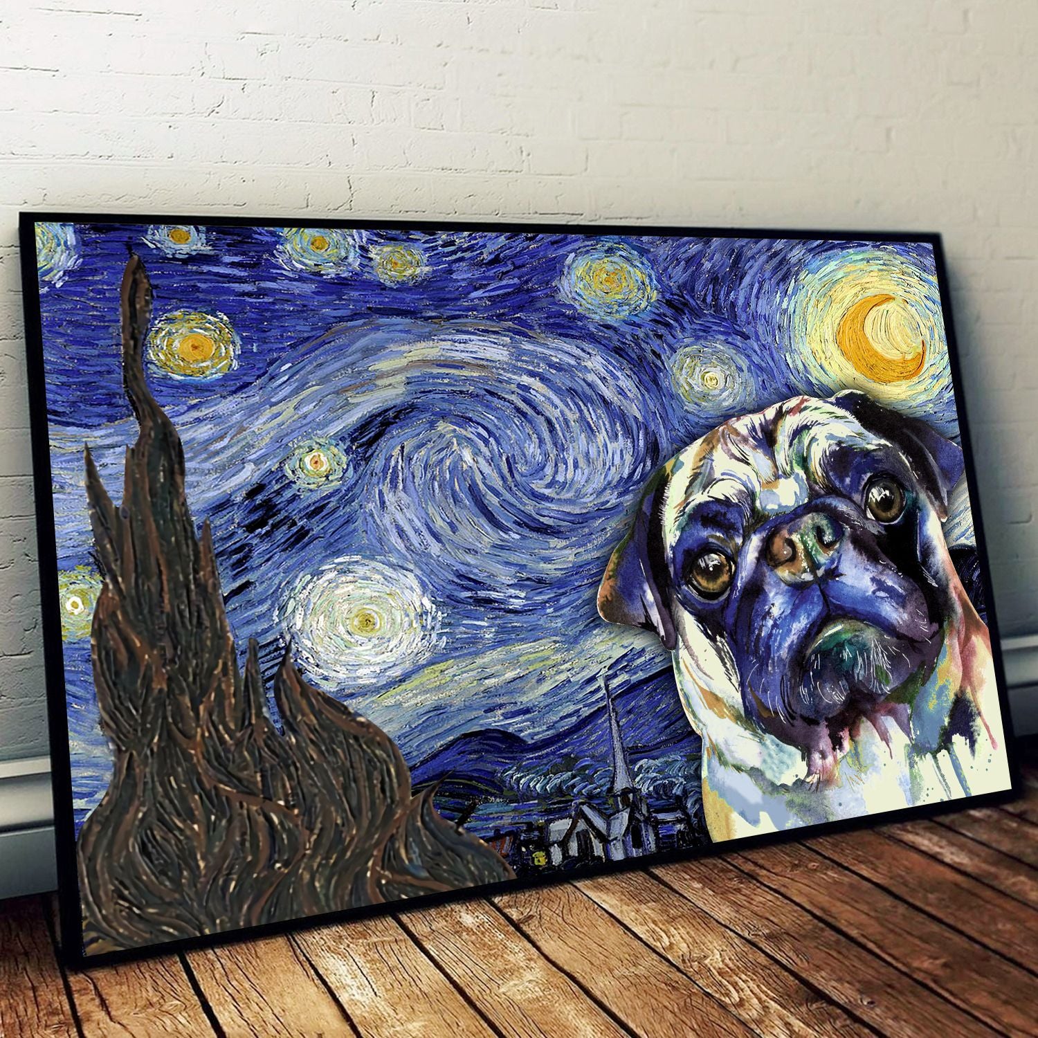 Pug Poster Matte Canvas Dog Canvas Art Poster To Print Gift For Dog Lovers 1 Pug Poster Matte Canvas Dog Canvas Art Poster To Print Gift For Dog Lovers 1