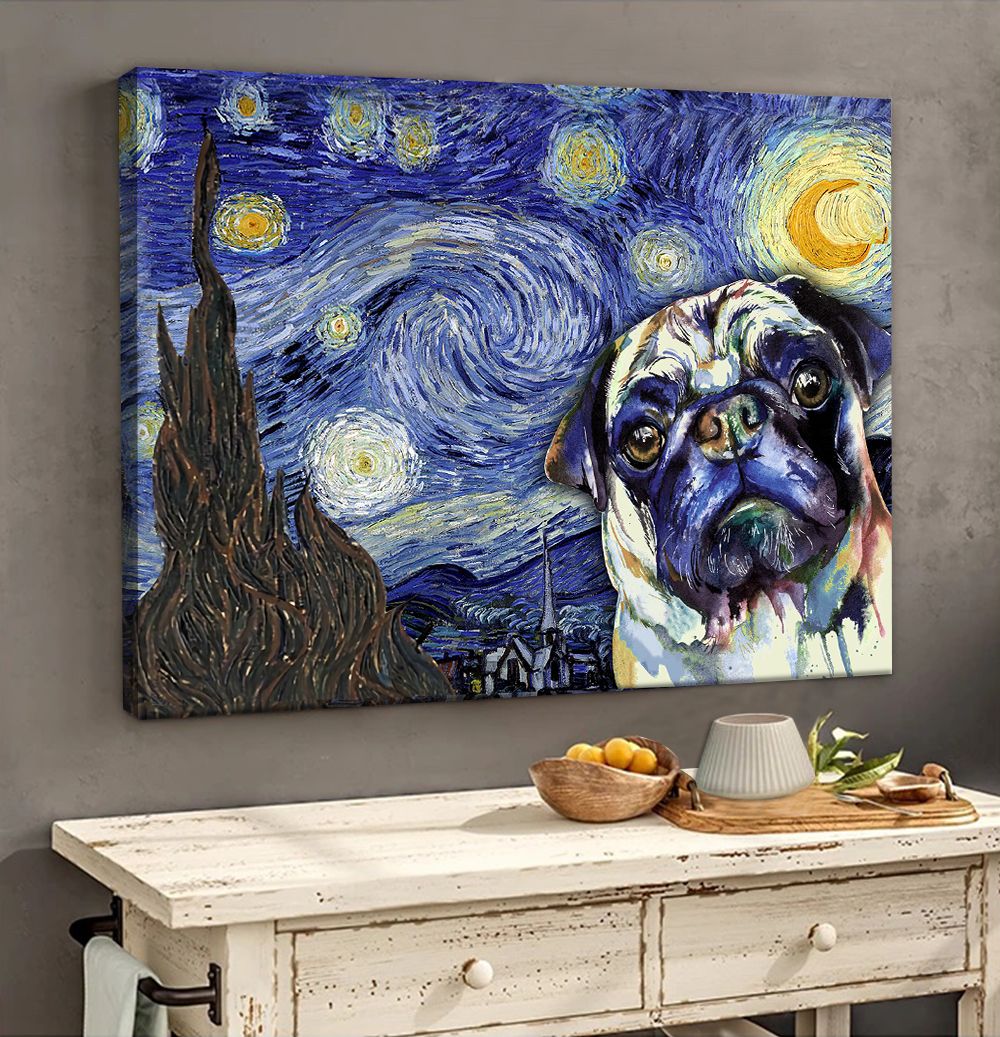 Pug Poster Matte Canvas Dog Canvas Art Poster To Print Gift For Dog Lovers 2 Pug Poster Matte Canvas Dog Canvas Art Poster To Print Gift For Dog Lovers 2