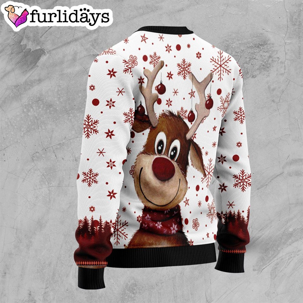Reindeer Merry Bright Ugly Christmas Sweater Gift For Pet Lovers Unisex Crewneck Sweater 2 Reindeer Merry Bright Ugly Christmas Sweater Gift For Pet Lovers Unisex Crewneck Sweater 2