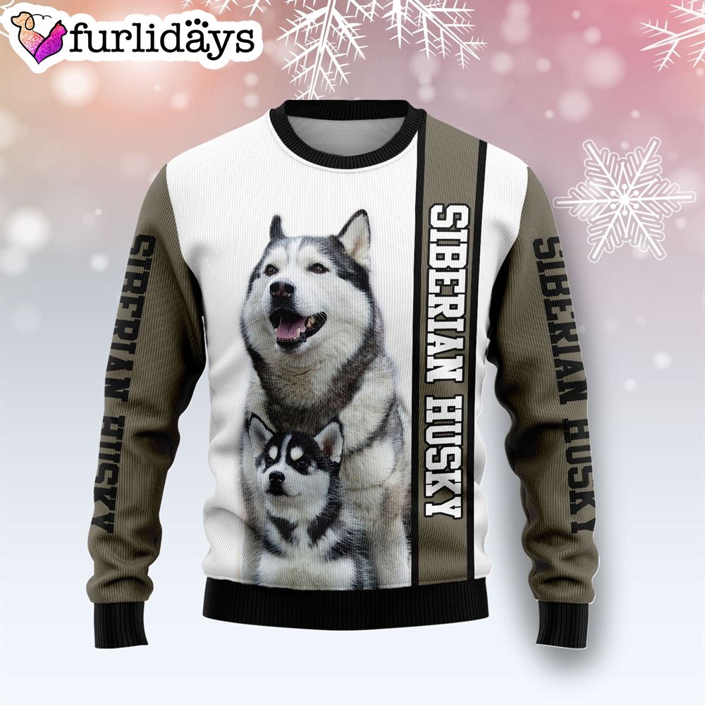 Rescued Siberian Husky Ugly Christmas Sweater Gift For Pet Lovers Unisex Crewneck Sweater 1 Rescued Siberian Husky Ugly Christmas Sweater Gift For Pet Lovers Unisex Crewneck Sweater 1