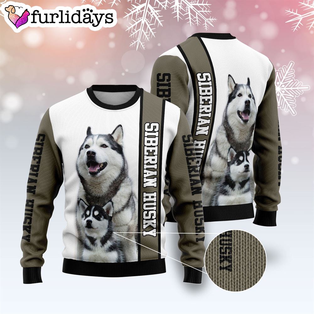 Rescued Siberian Husky Ugly Christmas Sweater Gift For Pet Lovers Unisex Crewneck Sweater 2 Rescued Siberian Husky Ugly Christmas Sweater Gift For Pet Lovers Unisex Crewneck Sweater 2