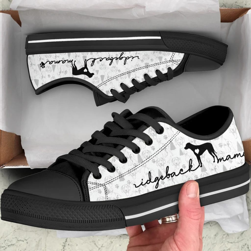 Rhodesian Ridgeback Low Top Shoes Dog Walking Shoes Men Women Dog Memorial Gift 2