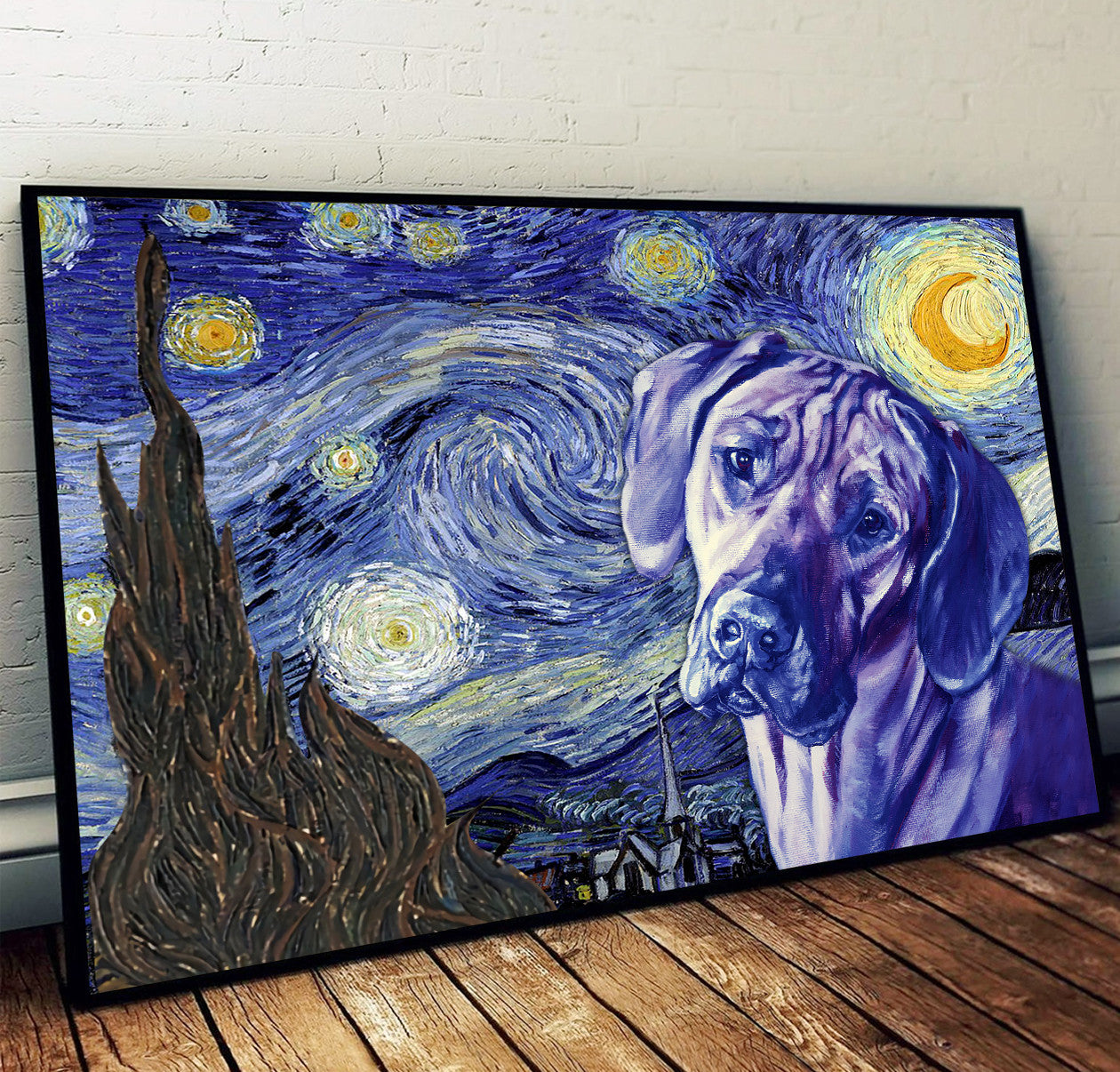 Rhodesian Ridgeback Poster Matte Canvas Dog Wall Art Prints Painting On Canvas 1 Rhodesian Ridgeback Poster Matte Canvas Dog Wall Art Prints Painting On Canvas 1