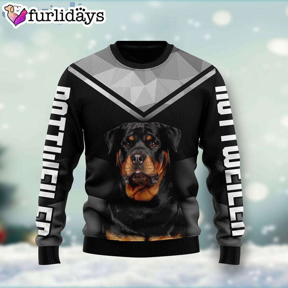 Rottweiler Dog Lover Black Ugly Christmas Sweater Christmas Gift For Friends 1 Rottweiler Dog Lover Black Ugly Christmas Sweater Christmas Gift For Friends 1