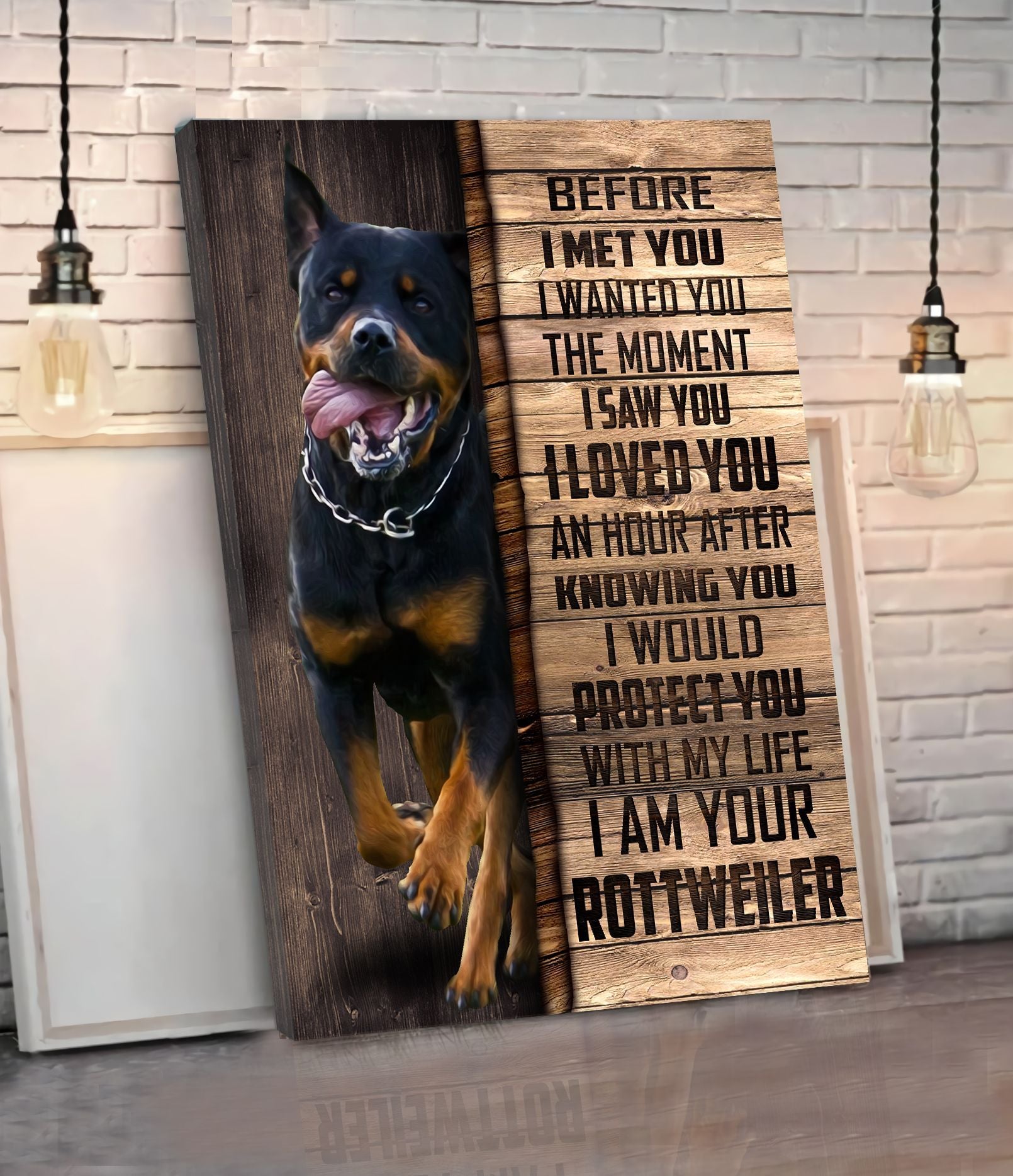 Rottweiler Matte Canvas Dog Wall Art Poster To Print Housewarming Gifts 1 Rottweiler Matte Canvas Dog Wall Art Poster To Print Housewarming Gifts 1