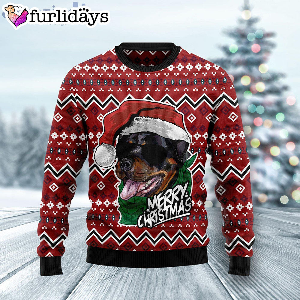 Rottweiler Merry Christmas Dog Lover Ugly Christmas Sweater Christmas Outfits Gift 1 Rottweiler Merry Christmas Dog Lover Ugly Christmas Sweater Christmas Outfits Gift 1