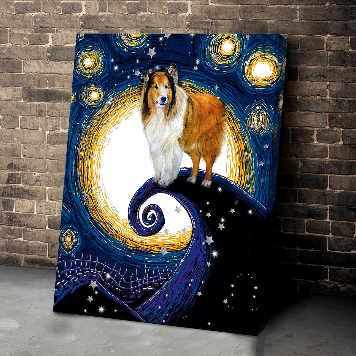 Rough Collie Poster Canvas Dog Canvas Wall Art Dog Lovers Gifts For Him Or Her 3 Rough Collie Poster Canvas Dog Canvas Wall Art Dog Lovers Gifts For Him Or Her 3