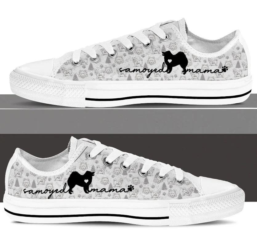 Samoyed Low Top Shoes Dog Walking Shoes Men Women Dog Memorial Gift 3