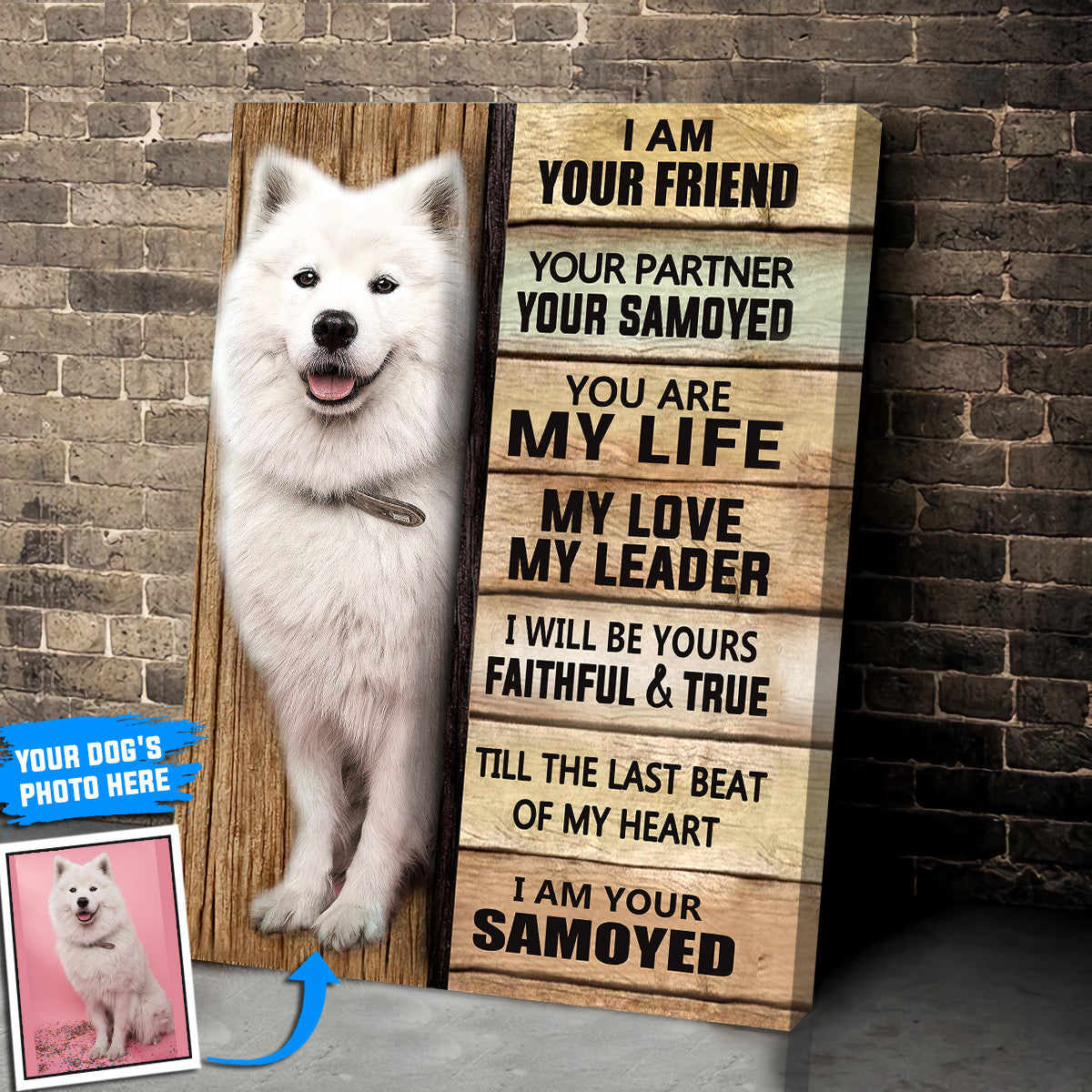 Samoyed Personalized Poster Canvas Dog Canvas Wall Art Dog Lovers Gifts For Him Or Her 2 Samoyed Personalized Poster Canvas Dog Canvas Wall Art Dog Lovers Gifts For Him Or Her 2