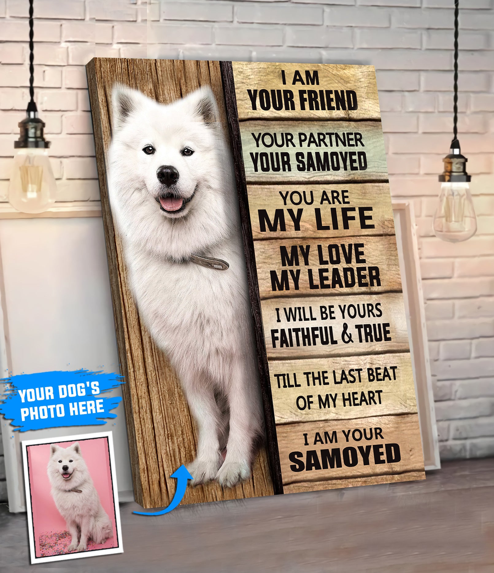 Samoyed Personalized Poster Canvas Dog Canvas Wall Art Dog Lovers Gifts For Him Or Her 4 Samoyed Personalized Poster Canvas Dog Canvas Wall Art Dog Lovers Gifts For Him Or Her 4