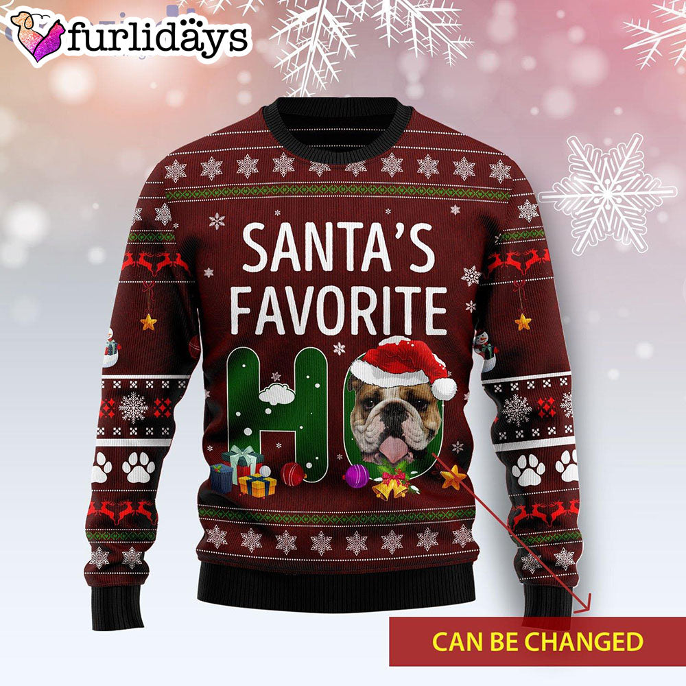 Santa s Favorite Ho Custom Dog Face Ugly Christmas Sweater Dog Memorial Gift 1 Santa s Favorite Ho Custom Dog Face Ugly Christmas Sweater Dog Memorial Gift 1