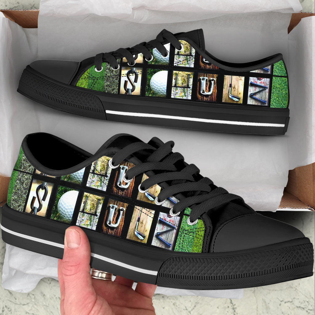 Schulz Golf Sign Low Top Shoes Canvas Print Low Top Trendy Fashion Casual Shoes Gift For Adults Sneaker For Walking 2 Schulz Golf Sign Low Top Shoes Canvas Print Low Top Trendy Fashion Casual Shoes Gift For Adults Sneaker For Walking 2