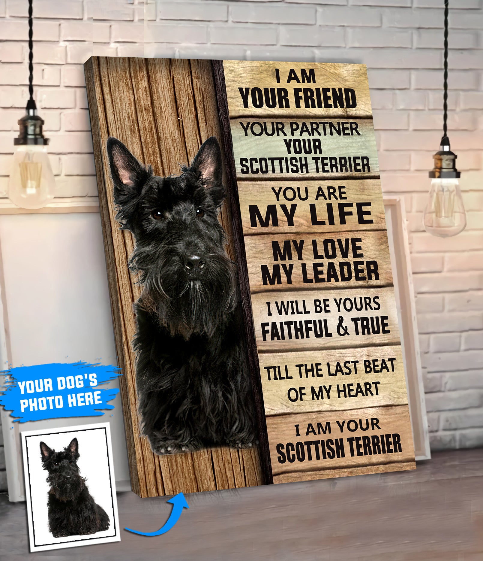 Scottish Terrier Personalized Poster Canvas Dog Canvas Wall Art Dog Lovers Gifts For Him Or Her 2 Scottish Terrier Personalized Poster Canvas Dog Canvas Wall Art Dog Lovers Gifts For Him Or Her 2