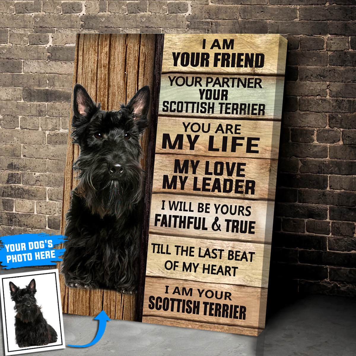 Scottish Terrier Personalized Poster Canvas Dog Canvas Wall Art Dog Lovers Gifts For Him Or Her 4 Scottish Terrier Personalized Poster Canvas Dog Canvas Wall Art Dog Lovers Gifts For Him Or Her 4