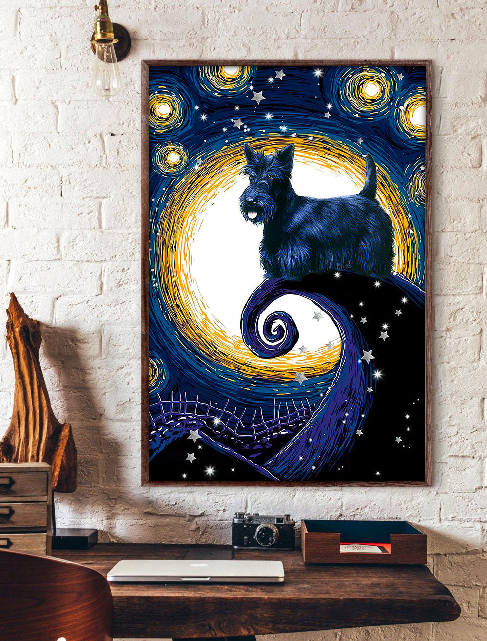 Scottish Terrier Poster Canvas Dog Canvas Wall Art Dog Lovers Gifts For Him Or Her 2 Scottish Terrier Poster Canvas Dog Canvas Wall Art Dog Lovers Gifts For Him Or Her 2