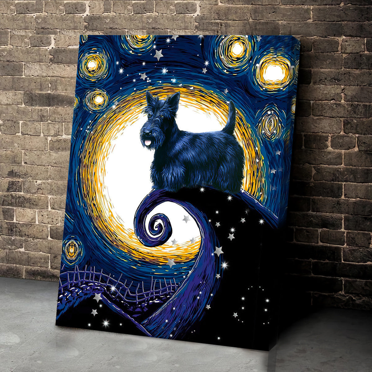 Scottish Terrier Poster Canvas Dog Canvas Wall Art Dog Lovers Gifts For Him Or Her 3 Scottish Terrier Poster Canvas Dog Canvas Wall Art Dog Lovers Gifts For Him Or Her 3