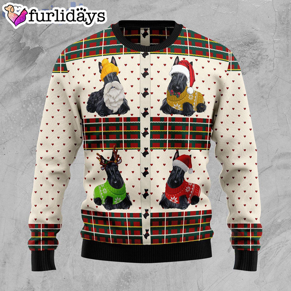 Scottish Terriers Xmas Dog Lover Ugly Christmas Sweater Christmas Outfits Gift 1 Scottish Terriers Xmas Dog Lover Ugly Christmas Sweater Christmas Outfits Gift 1