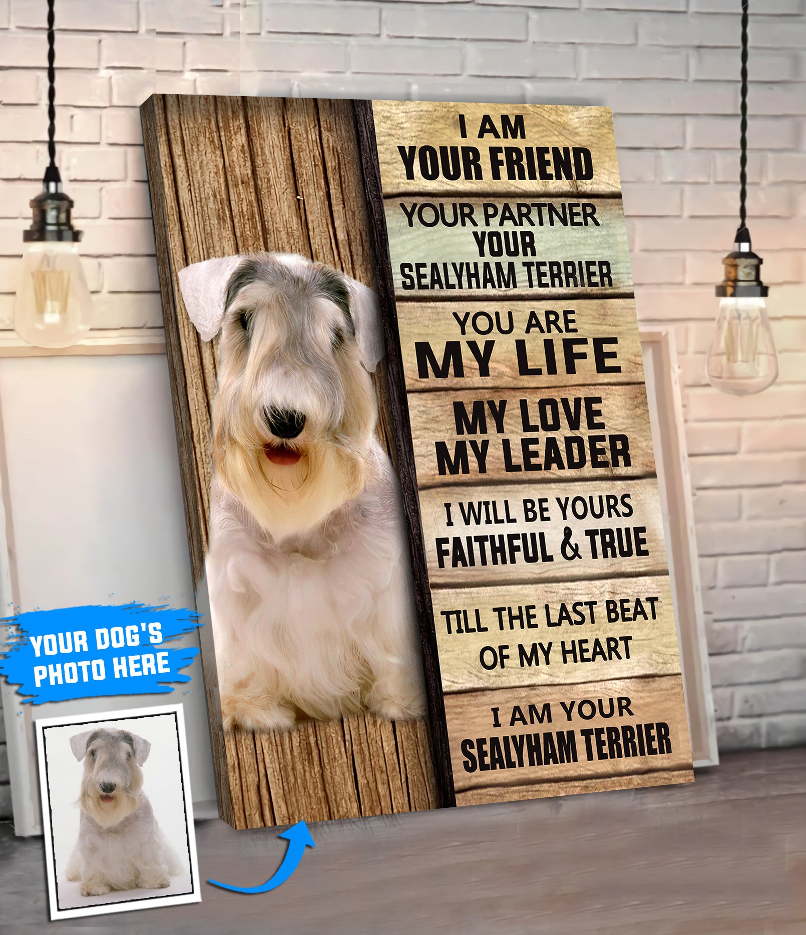 Sealyham Terrier Personalized Poster Canvas Dog Canvas Wall Art Dog Lovers Gifts For Him Or Her 2 Sealyham Terrier Personalized Poster Canvas Dog Canvas Wall Art Dog Lovers Gifts For Him Or Her 2