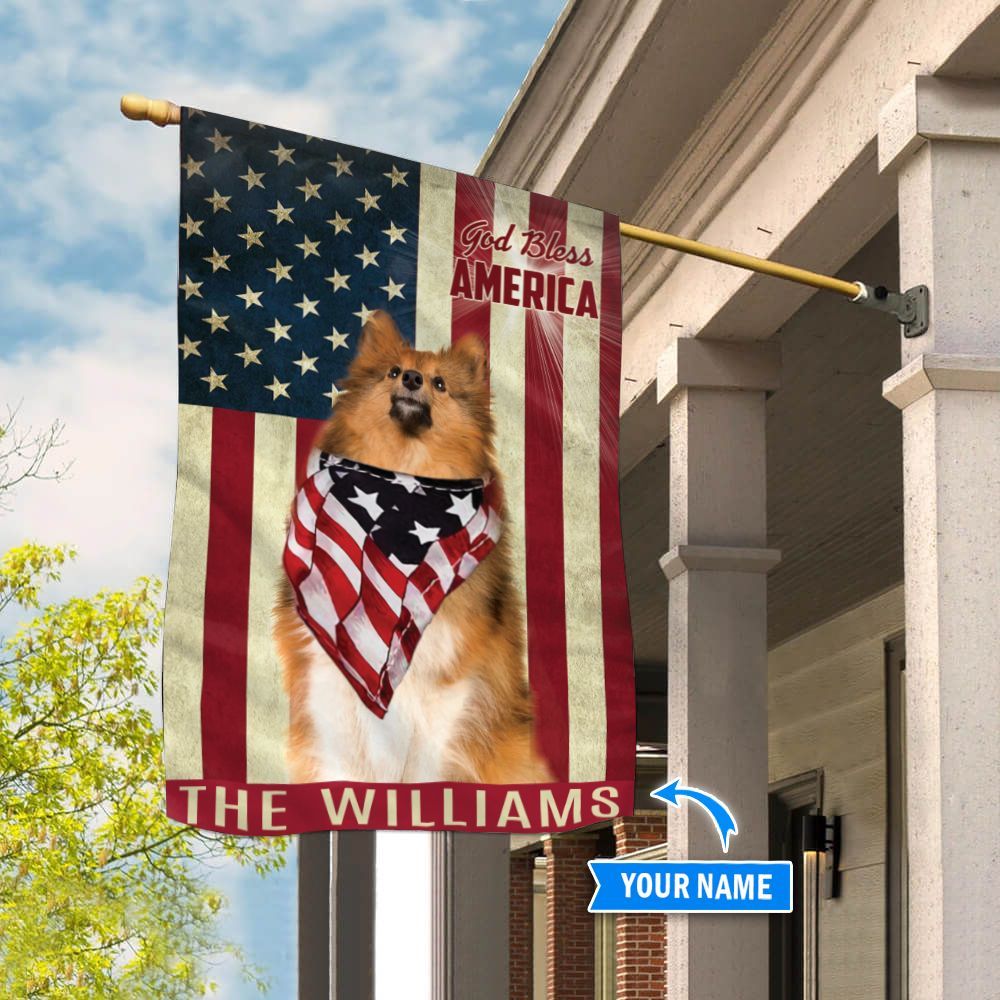 Shetland Sheepdog God Bless America Personalized Flag Custom Dog Flags Dog Lovers Gifts for Him or Her 3 Shetland Sheepdog God Bless America Personalized Flag Custom Dog Flags Dog Lovers Gifts for Him or Her 3