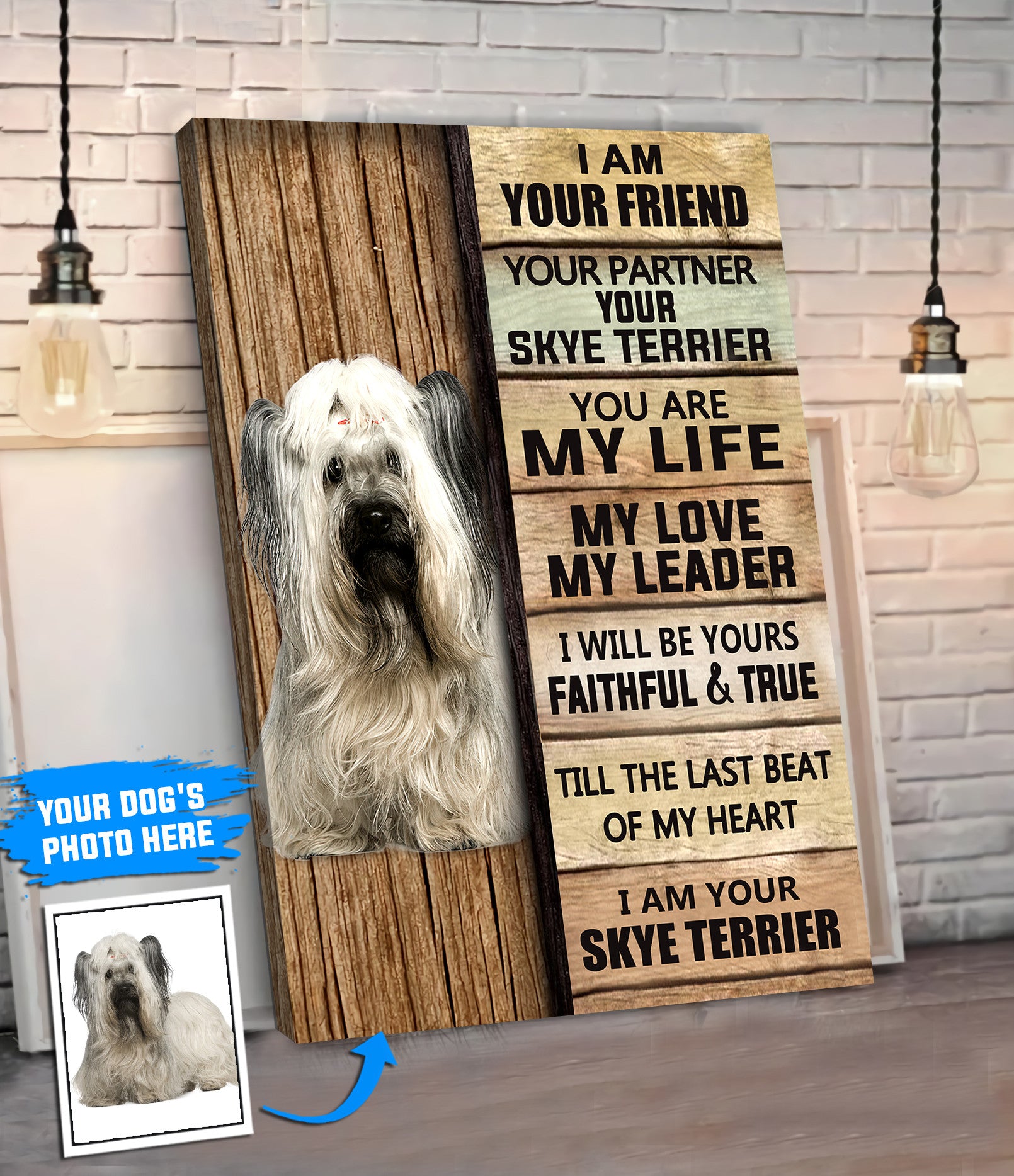 Skye Terrier Personalized Poster Canvas Dog Canvas Wall Art Dog Lovers Gifts For Him Or Her 2 Skye Terrier Personalized Poster Canvas Dog Canvas Wall Art Dog Lovers Gifts For Him Or Her 2