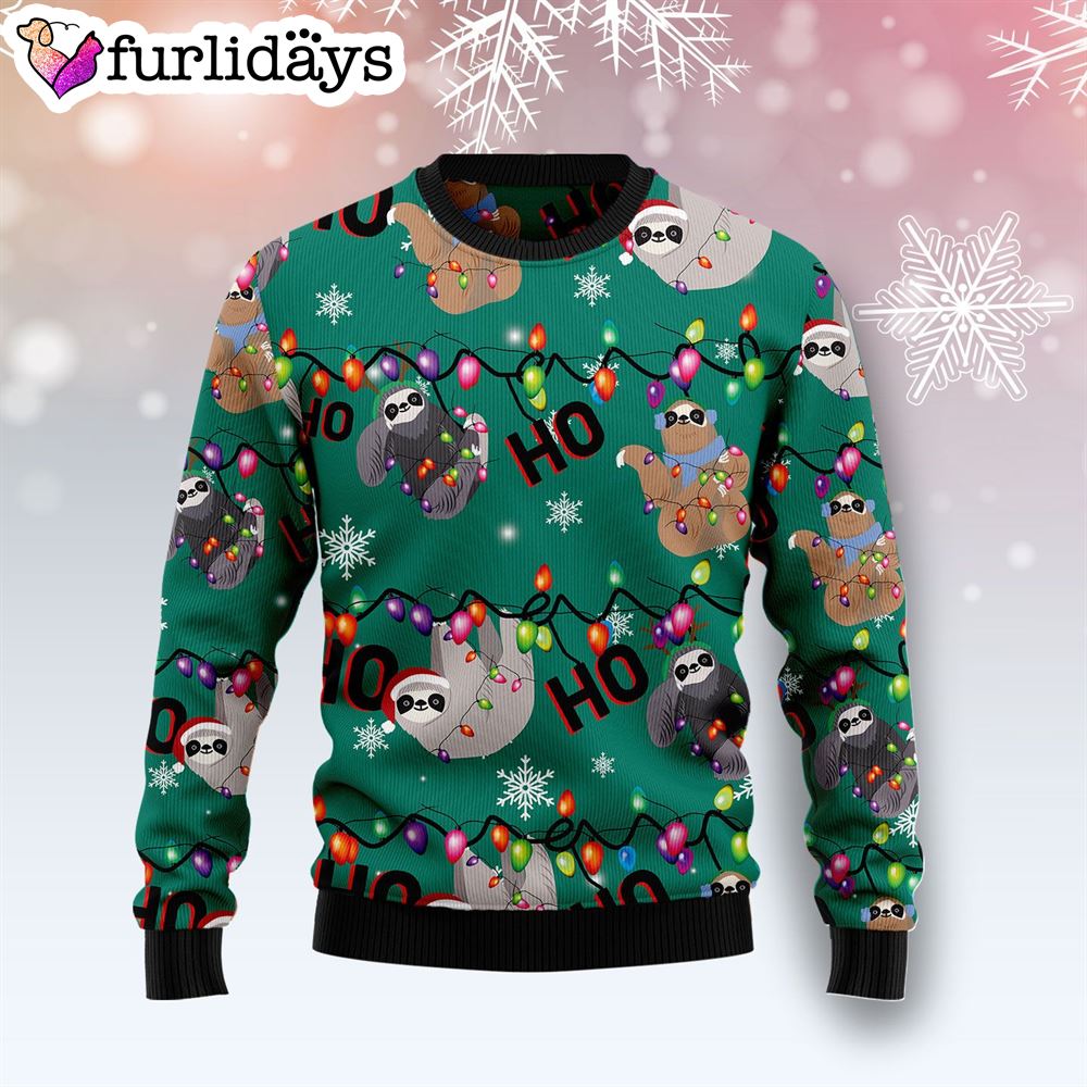 Sloth Hohoho Ugly Christmas Sweater Gift For Christmas Gifts For Dog Lovers 1 Sloth Hohoho Ugly Christmas Sweater Gift For Christmas Gifts For Dog Lovers 1