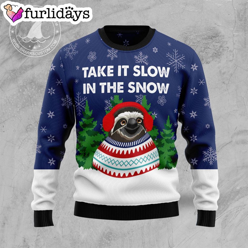 Sloth Take It Slow Ugly Christmas Sweater Best Xmas Gifts Dog Memorial Gift 1 Sloth Take It Slow Ugly Christmas Sweater Best Xmas Gifts Dog Memorial Gift 1