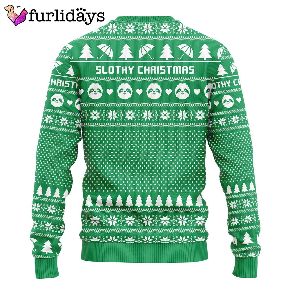 Sloth Tree Ugly Christmas Sweater Best Xmas Gifts Dog Memorial Gift 2