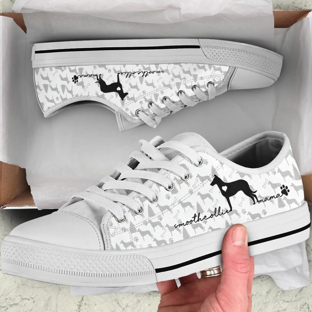 Smooth Collie Low Top Shoes Dog Walking Shoes Men Women Dog Memorial Gift 1 Smooth Collie Low Top Shoes Dog Walking Shoes Men Women Dog Memorial Gift 1