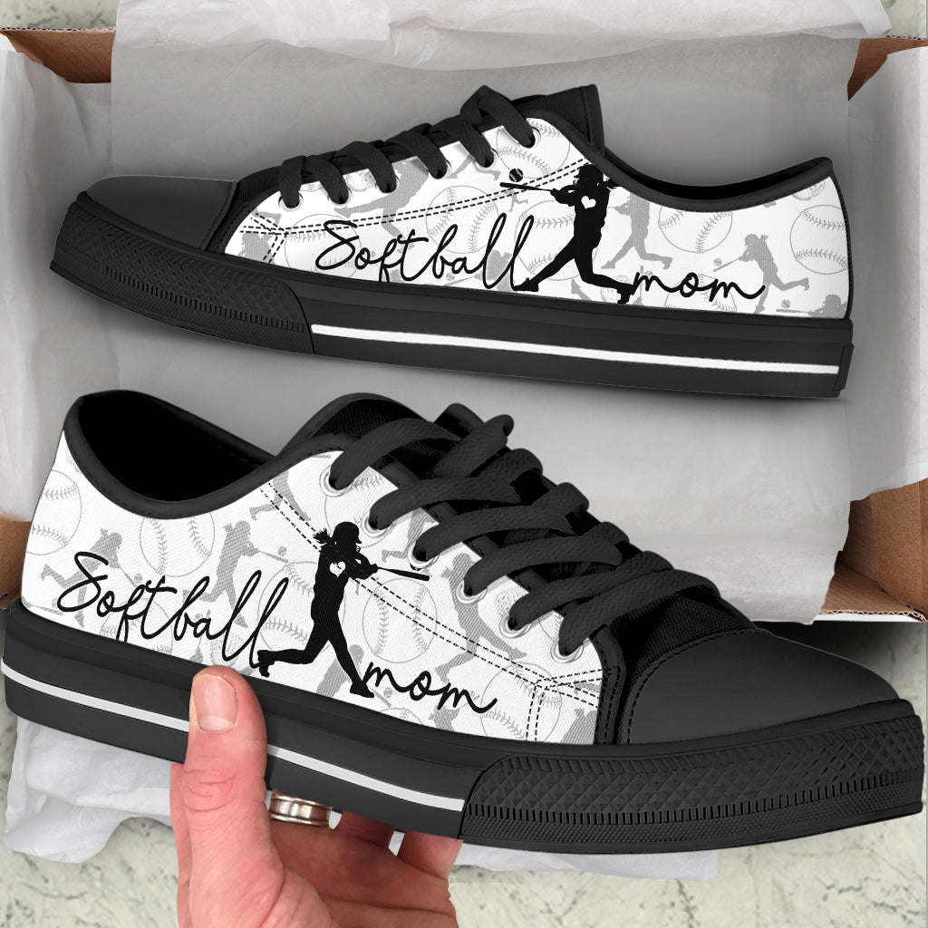 Softball Mom Wisdom Silh Low Top Shoes Fashionable Casual Shoes Gift For Adults 2 Softball Mom Wisdom Silh Low Top Shoes Fashionable Casual Shoes Gift For Adults 2