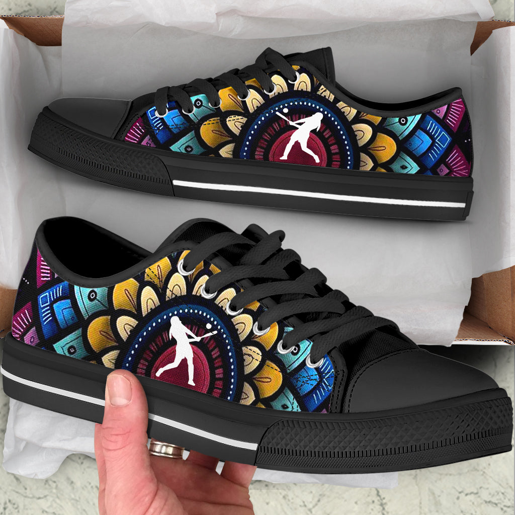 Softball Pattern Flower Color Low Top Shoes Trendy Fashion Casual Shoes Gift For Adults 2 Softball Pattern Flower Color Low Top Shoes Trendy Fashion Casual Shoes Gift For Adults 2