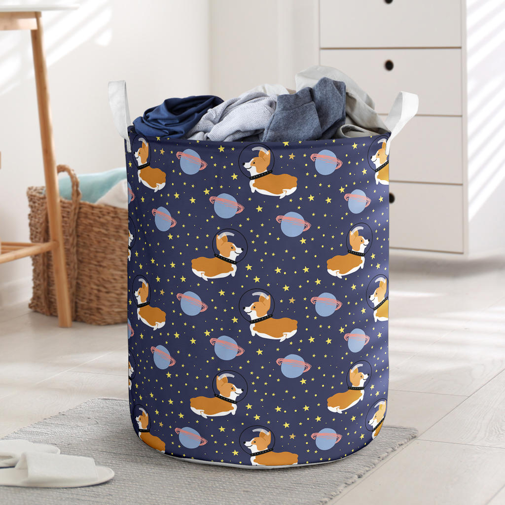 Space Corgi Laundry Basket Laundry Hamper Dog Lovers Gifts for Him or Her Dog Memorial Gift 1 Space Corgi Laundry Basket Laundry Hamper Dog Lovers Gifts for Him or Her Dog Memorial Gift 1