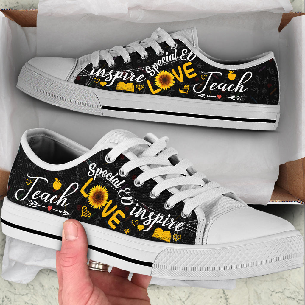 Special Ed Teach Love Inspire Low Top Shoes Best Gift For Teacher School Shoes Best Shoes For Him Or Her 1 Special Ed Teach Love Inspire Low Top Shoes Best Gift For Teacher School Shoes Best Shoes For Him Or Her 1