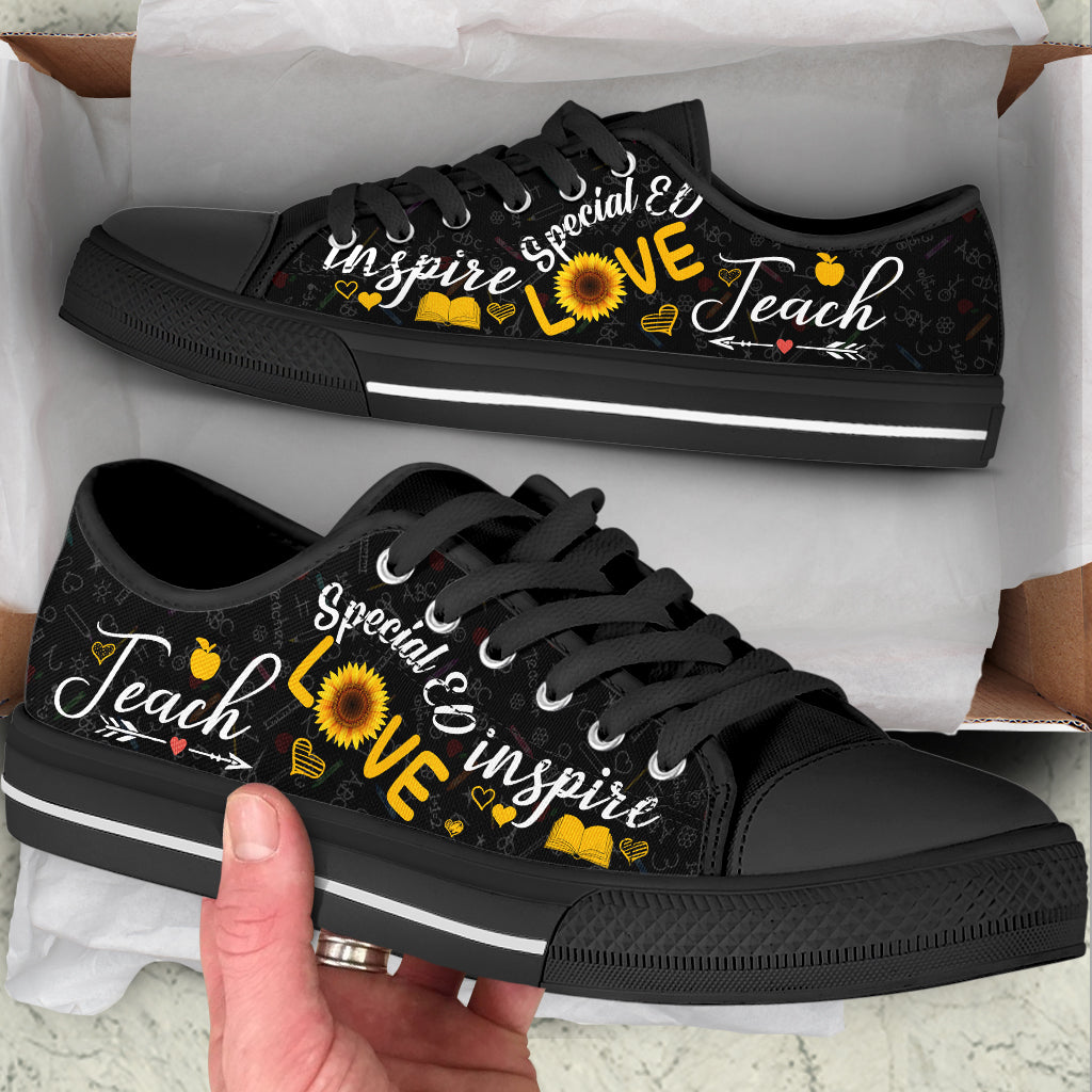 Special Ed Teach Love Inspire Low Top Shoes Best Gift For Teacher School Shoes Best Shoes For Him Or Her 2 Special Ed Teach Love Inspire Low Top Shoes Best Gift For Teacher School Shoes Best Shoes For Him Or Her 2