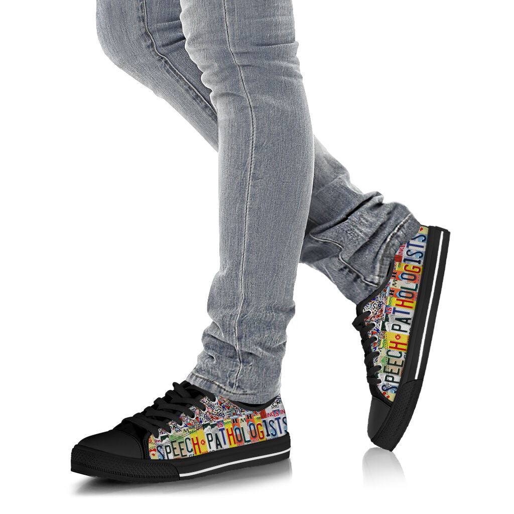 Speech Pathologists License Plates Low Top Shoes Canvas Print Trendy Fashion Low Top Casual Shoes Gift For Adults Malalan 4 Speech Pathologists License Plates Low Top Shoes Canvas Print Trendy Fashion Low Top Casual Shoes Gift For Adults Malalan 4