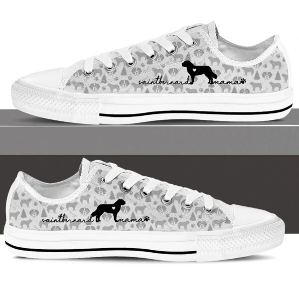 St. Bernard Low Top Shoes – Dog Walking Shoes Men Women – Dog Memorial Gift