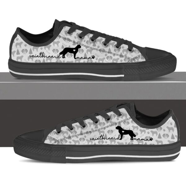 St. Bernard Low Top Shoes – Dog Walking Shoes Men Women – Dog Memorial Gift
