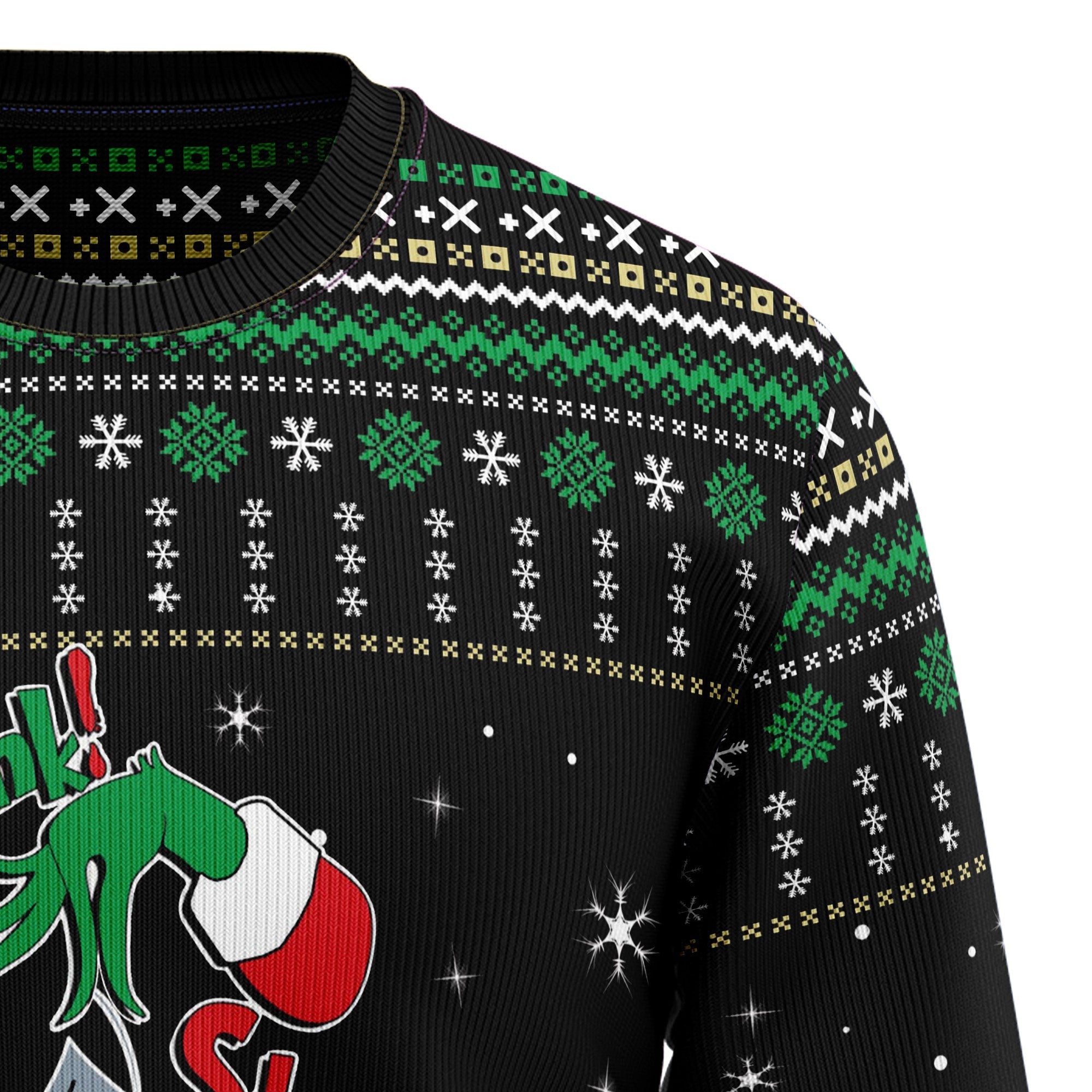 Stink Stank Stunk Grinch Ugly Christmas Sweater Gift For Pet Lovers Unisex Crewneck Sweater 6