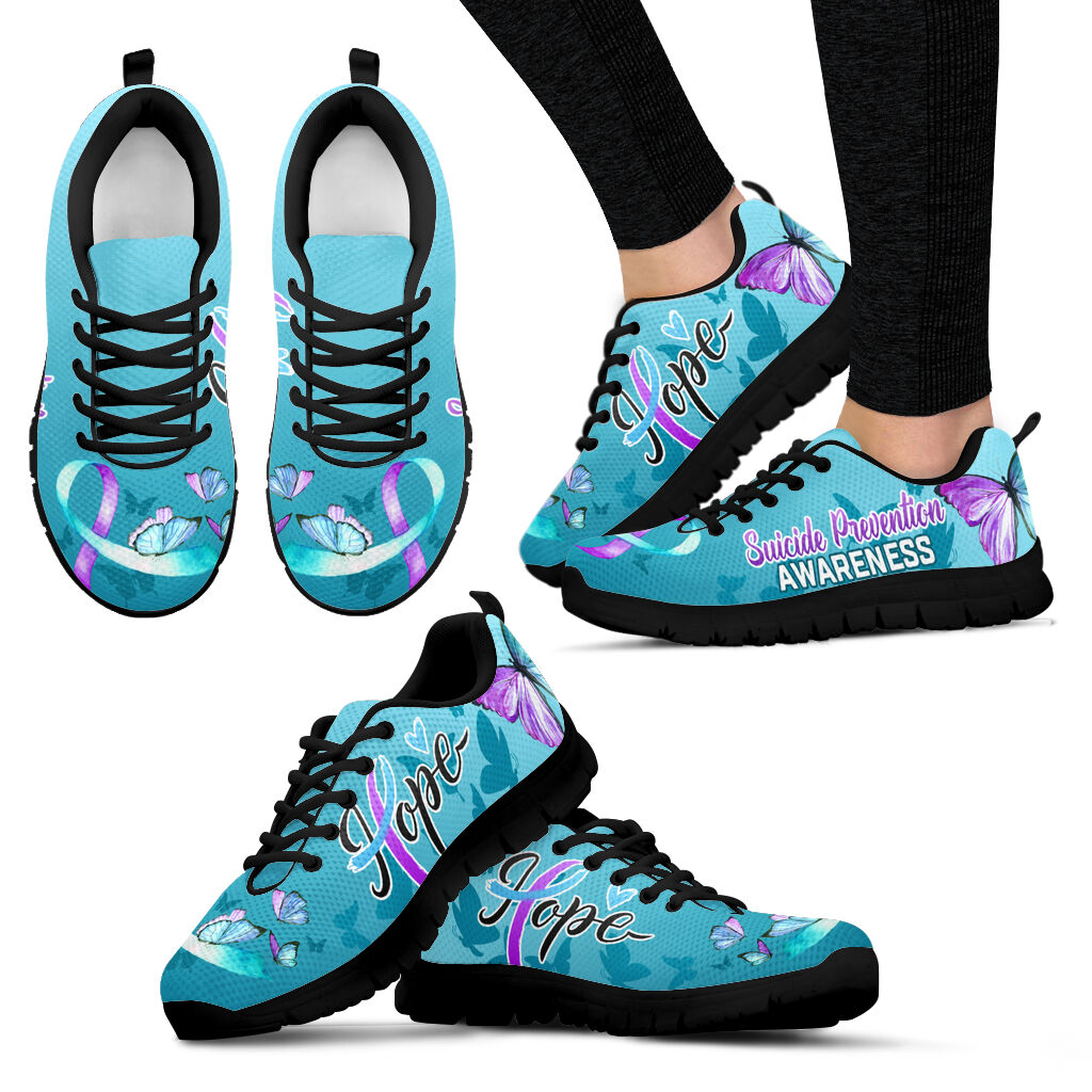 Suicide Prevention Shoes Hope Butterfly Sneaker Walking Shoes Best Gift For Men And Women 1 Suicide Prevention Shoes Hope Butterfly Sneaker Walking Shoes Best Gift For Men And Women 1