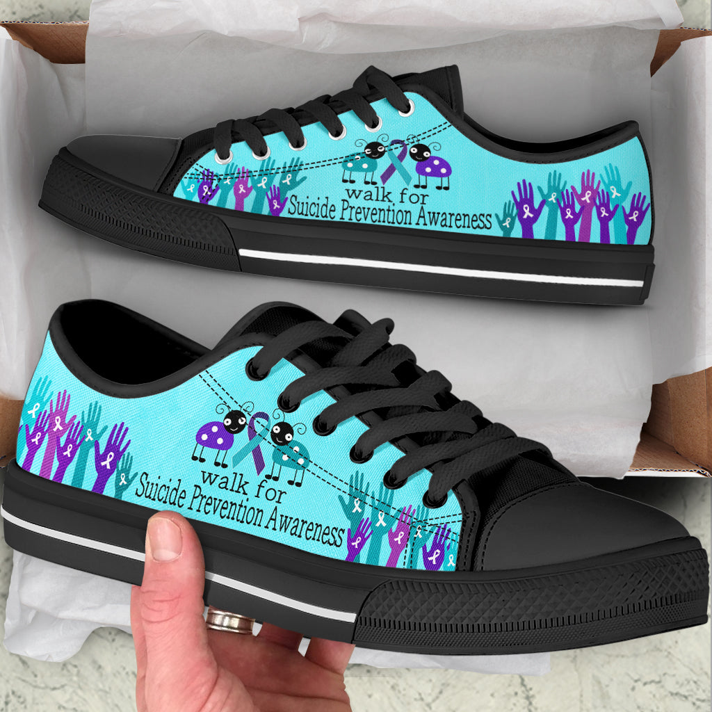 Suicide Prevention Shoes Walk For Low Top Shoes Best Gift For Men And Women Sneaker For Walking 2 Suicide Prevention Shoes Walk For Low Top Shoes Best Gift For Men And Women Sneaker For Walking 2
