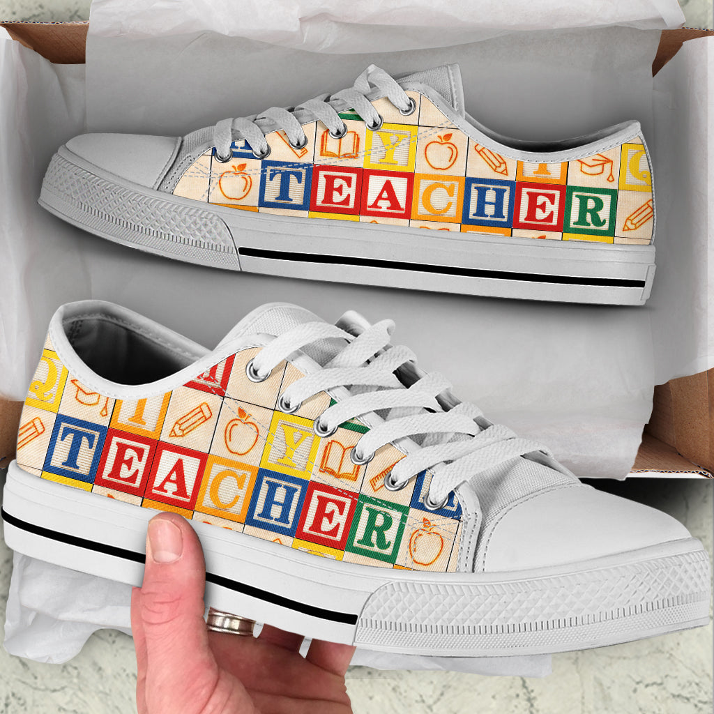 Teacher Alphabet Wooden Low Top Shoes Best Gift For Teacher School Shoes Best Shoes For Him Or Her 1 Teacher Alphabet Wooden Low Top Shoes Best Gift For Teacher School Shoes Best Shoes For Him Or Her 1