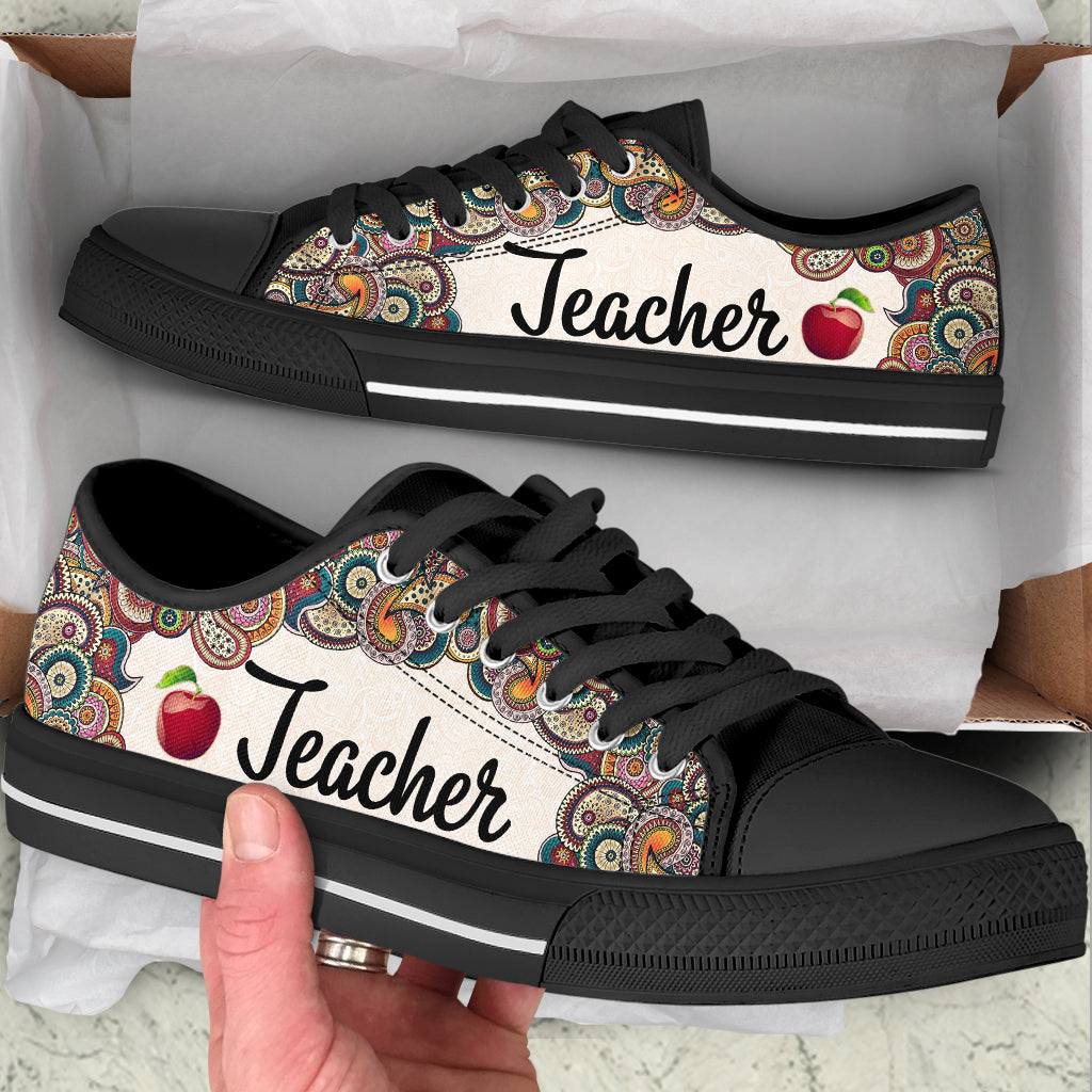 Teacher Paisley Low Top Shoes Best Gift For Teacher School Shoes Best Shoes For Him Or Her 2 Teacher Paisley Low Top Shoes Best Gift For Teacher School Shoes Best Shoes For Him Or Her 2