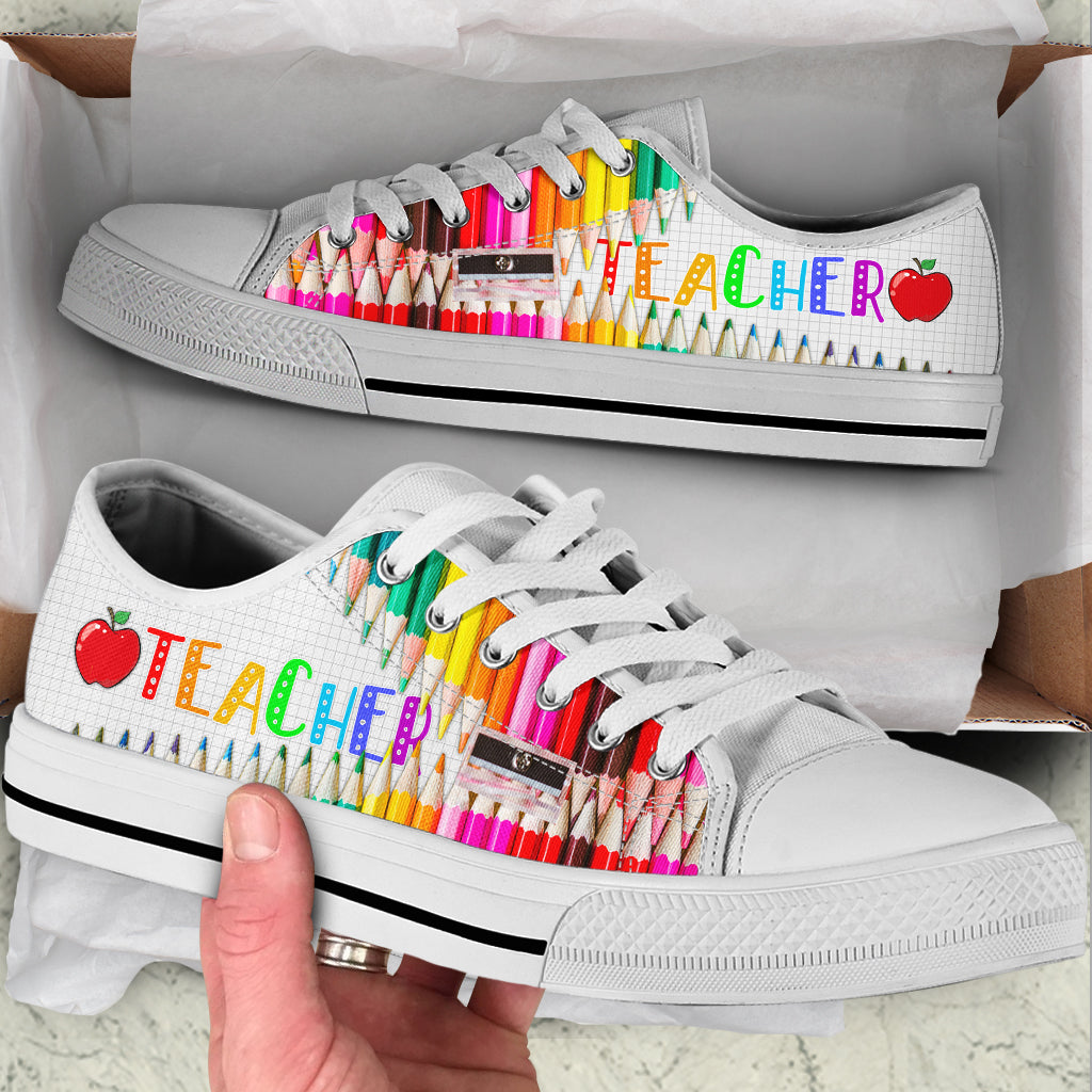 Teacher Pencil Zipper Low Top Shoes Best Gift For Teacher School Shoes Best Shoes For Him Or Her 1 Teacher Pencil Zipper Low Top Shoes Best Gift For Teacher School Shoes Best Shoes For Him Or Her 1