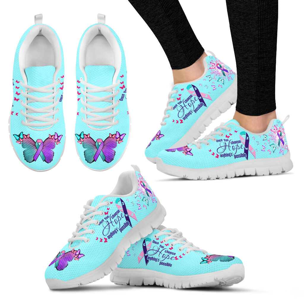 Thyroid Cancer Shoes Once You Choose Sneaker Walking Shoes Best Gift For Men And Women 1 Thyroid Cancer Shoes Once You Choose Sneaker Walking Shoes Best Gift For Men And Women 1