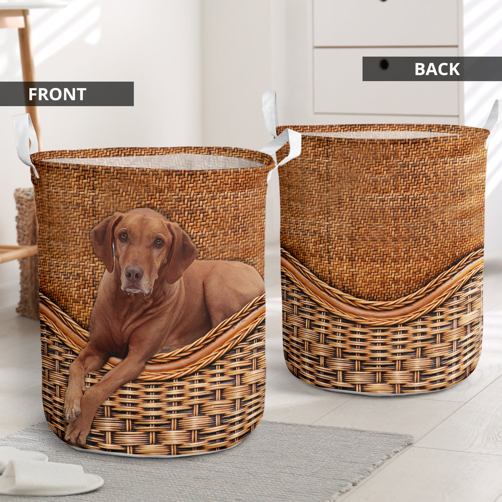 Vizsla Rattan Texture Laundry Basket Laundry Hamper Dog Lovers Gifts for Him or Her Storage Basket 1 Vizsla Rattan Texture Laundry Basket Laundry Hamper Dog Lovers Gifts for Him or Her Storage Basket 1