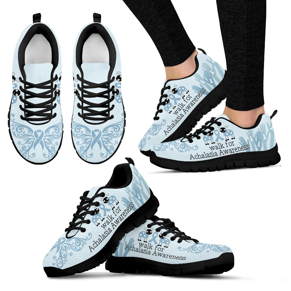 Walk For Achalasia Shoes Awareness Sneaker Walking Shoes Best Gift For Men And Women 1 Walk For Achalasia Shoes Awareness Sneaker Walking Shoes Best Gift For Men And Women 1