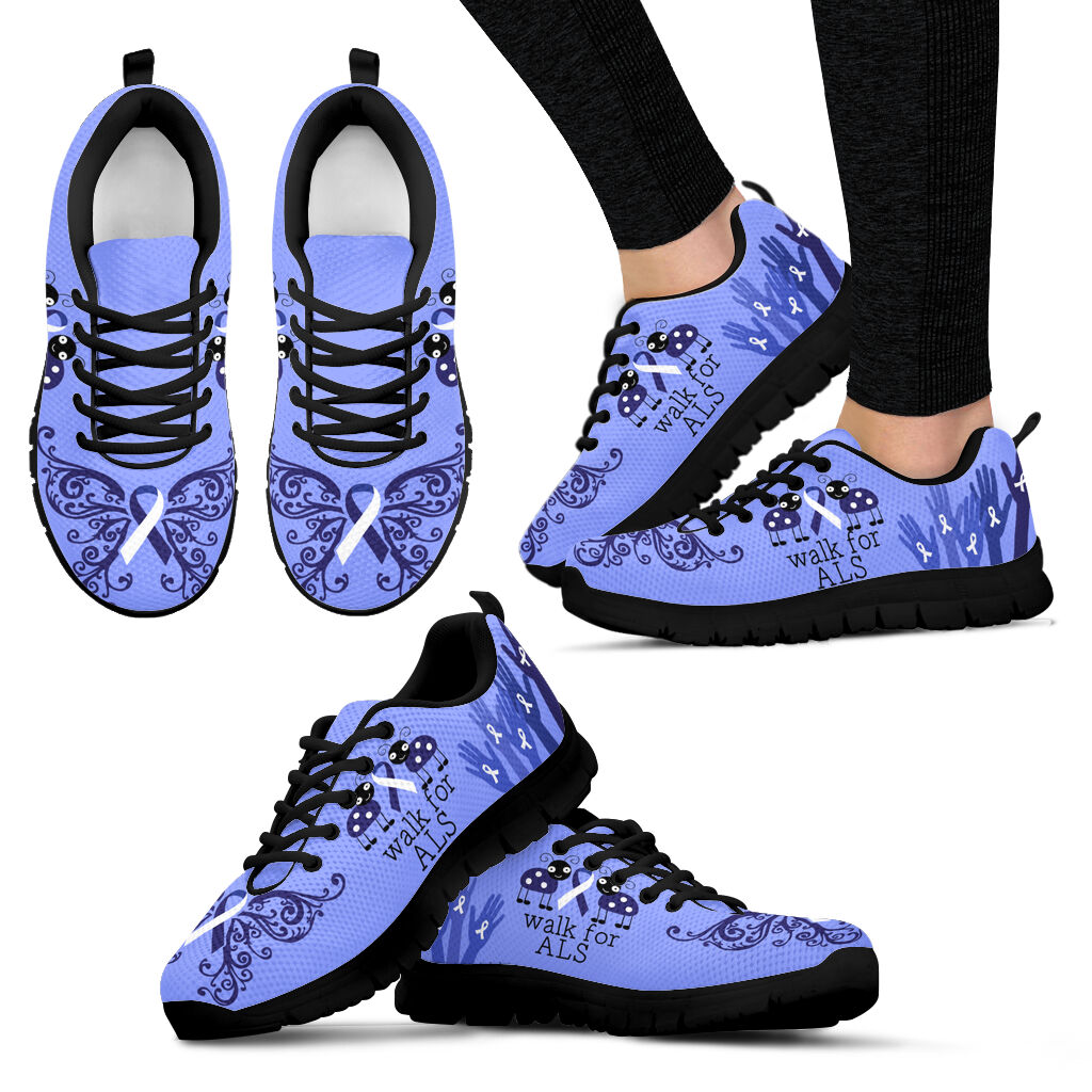 Walk For Als Shoes Sneaker Walking Shoes Best Gift For Men And Women Cancer Awareness Shoes 1 Walk For Als Shoes Sneaker Walking Shoes Best Gift For Men And Women Cancer Awareness Shoes 1
