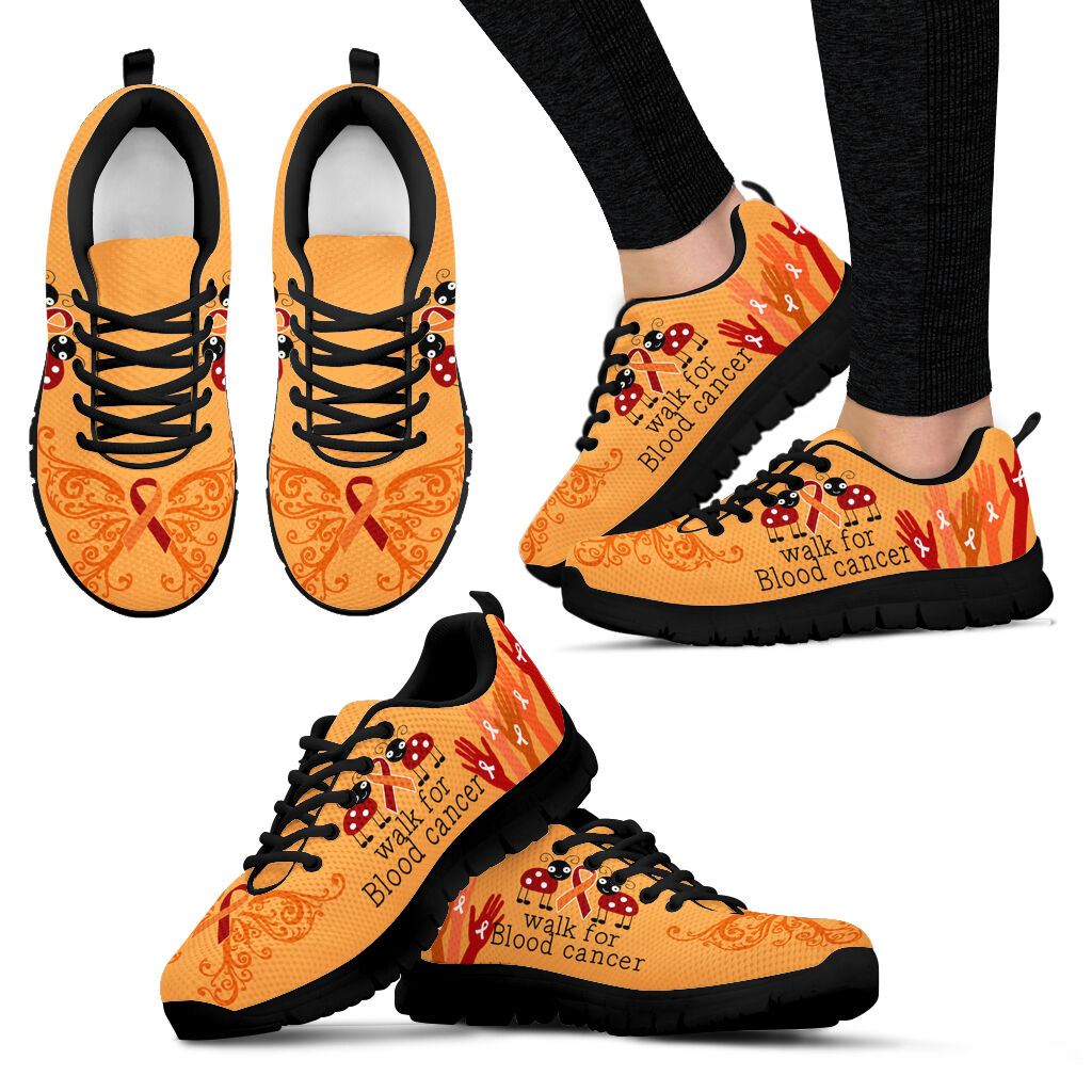 Walk For Blood Cancer Shoes Sneaker Walking Shoes Best Gift For Men And Women Cancer Awareness Shoes 1 Walk For Blood Cancer Shoes Sneaker Walking Shoes Best Gift For Men And Women Cancer Awareness Shoes 1