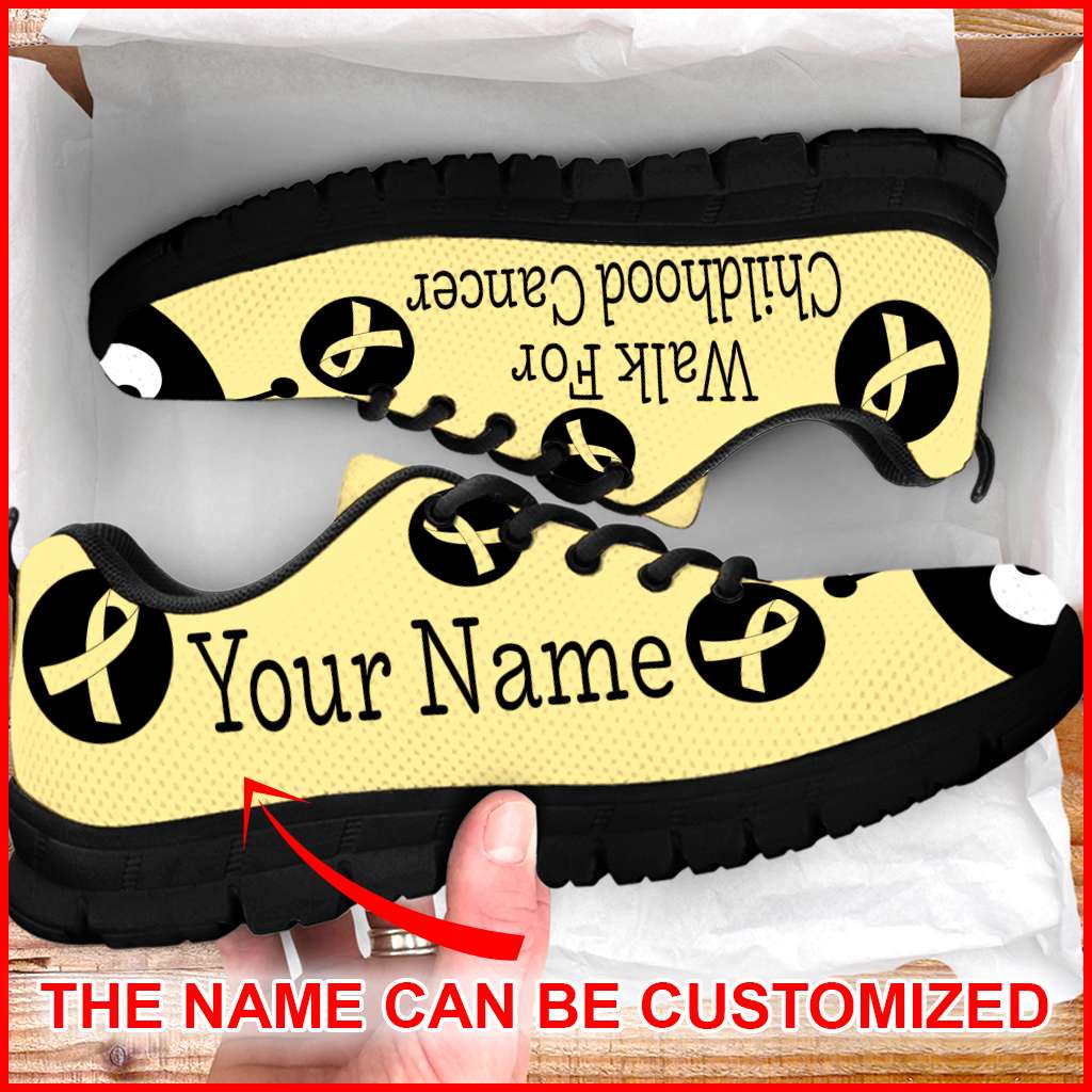 Walk For Childhood Cancer Lady Bug Sneaker Personalized Custom Best Shoes For Men And Women 3